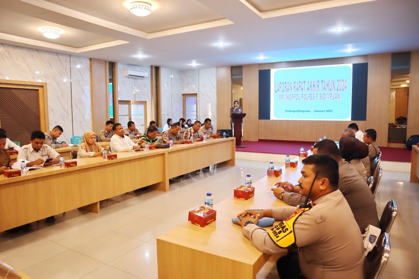 Rapat Anggota Tahunan Primkopolres Padangsidimpuan 2024,AKBP Wira Prayatna : Ciptakan Koperasi dengan Perkembangan Zaman