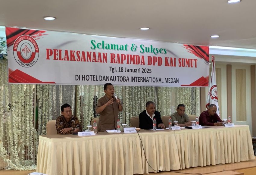 DPD Kongres Advokat Indonesia Sumut Gelar Rapimda, Matjon Sinaga, SH, M.Hum : Jaga Integritas dan Profesionalisme Sebagai Advokat