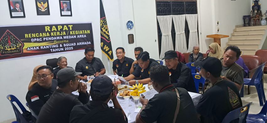 Pendawa Kecamatan Medan Area Gelar Rapat Kerja Untuk Tahun 2025