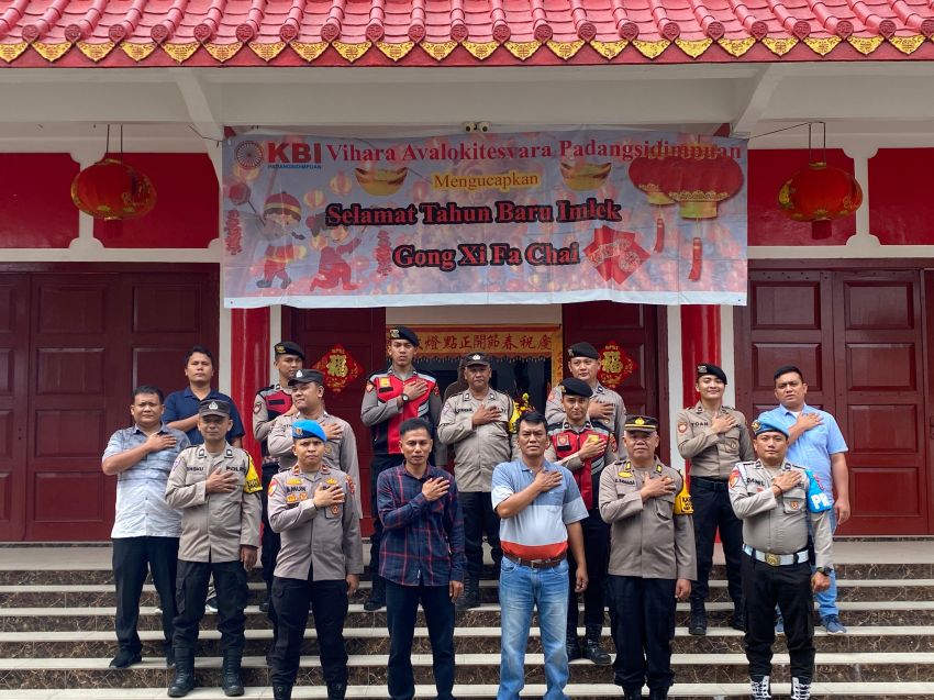 Peran Aktif Polres Padangsidimpuan Menjamin Keamanan di Perayaan Imlek