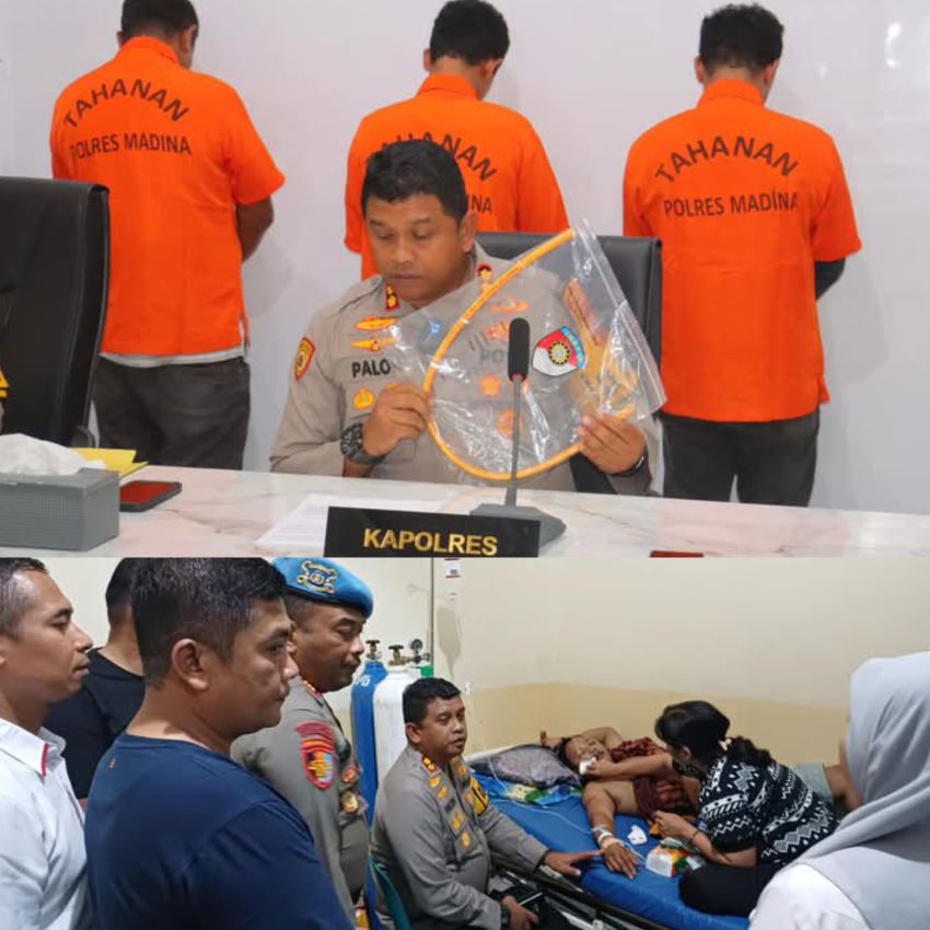 Oknum Polsek Lingga Bayu Madina bersama kedua Anaknya ditetapkan Tersangka,AKBP Arie Paloh : Siapapun dia, Proses Hukum Tetap Dilakukan