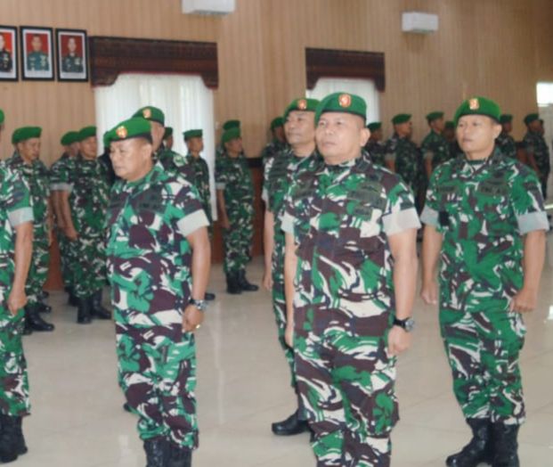 Dandim 0212/Tapsel Pimpin Sertijab Danramil Dan Perwira Staf,Ini Pasi Intel Terbaru