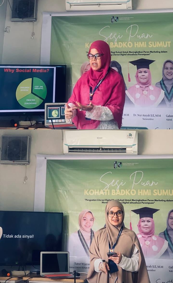 PKM: Penguatan Literasi Digital bagi KOHATI untuk Meningkatkan Peran Marketing dalam Mendorong Aktualisasi Perempuan