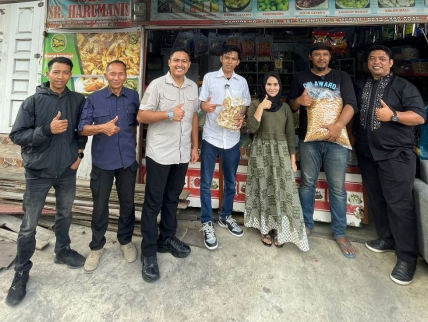 DPD Gerindra Sumut Peduli UMKM: Dukungan Nyata Melalui Kunjungan Tim Media Indonesia Raya