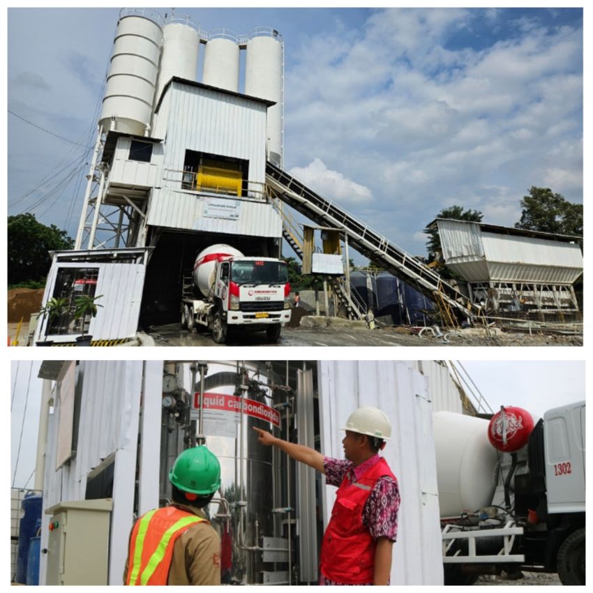 Pertama di Indonesia, Beton Merah Putih Hadirkan Inovasi Beton Ramah Lingkungan Berteknologi Carbon Injection
