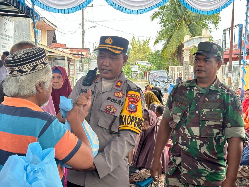 Waka Polres Palas Hadiri Bakti Sosial Di Rumah Tahanan Negara Kelas llB Sibuhuan