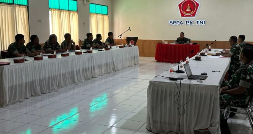 Sidang Wandik PSDP PNB TNI Angkatan XXXV TP 2024 di Pusdikma Kodiklat TNI