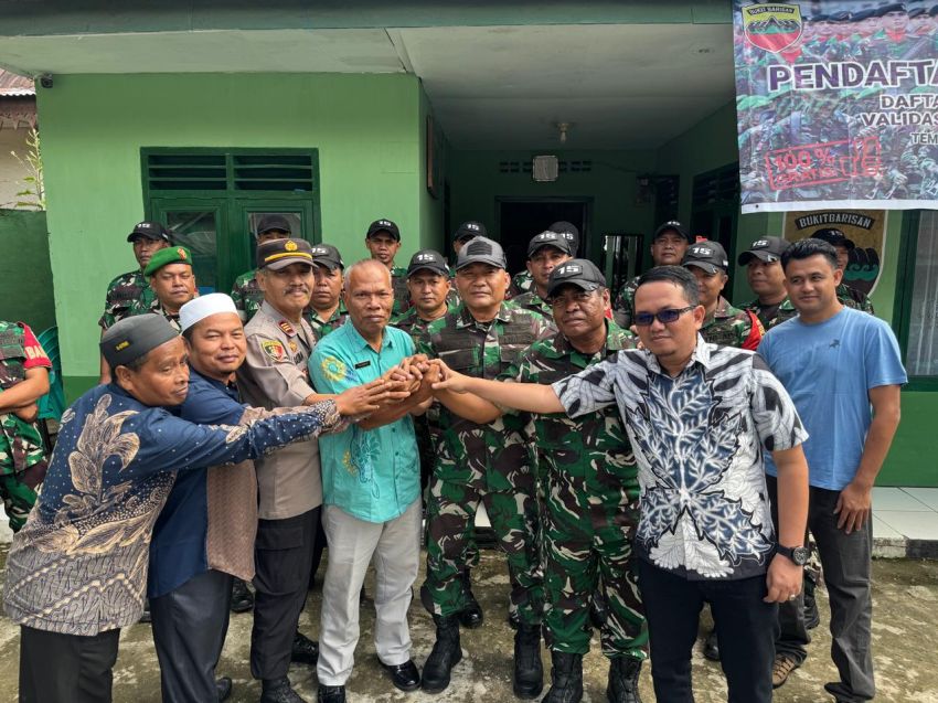 Pisah Sambut Danramil Lama dan Baru Koramil 15/MS Madina, Langkah Baru Menuju Pembangunan Bersama