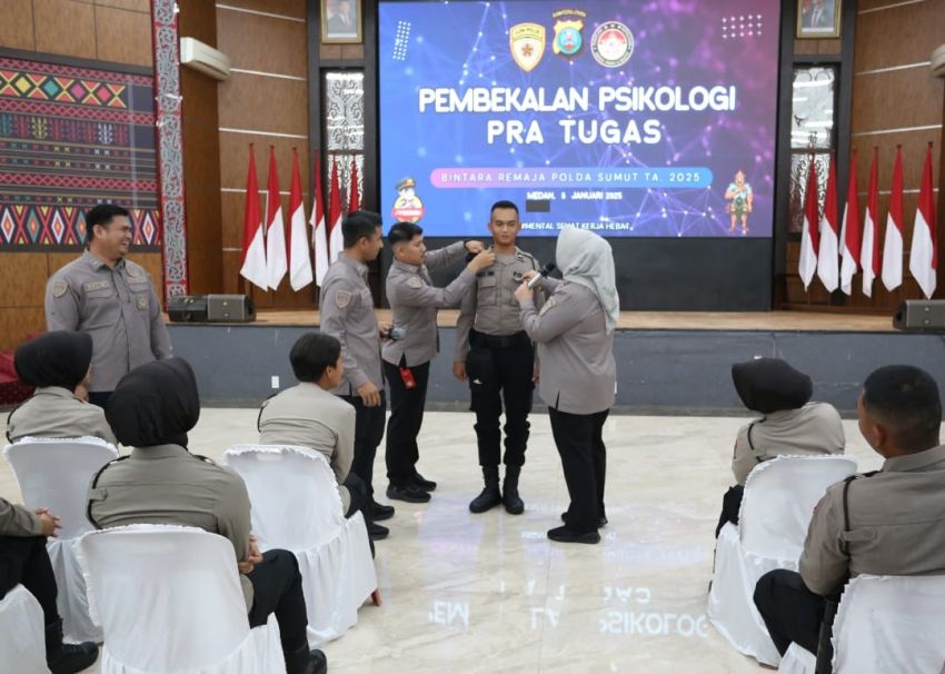 Pra Tugas Bintara Remaja, Polda Sumut bekali Psikologi untuk Mendukung Polri Presisi