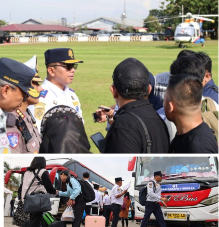 Pimpin Apel Perdana 2025  Kadishub Sumut Ingatkan Personel Antisipasi Potensi Puncak Arus Balik Nataru Minggu Ini