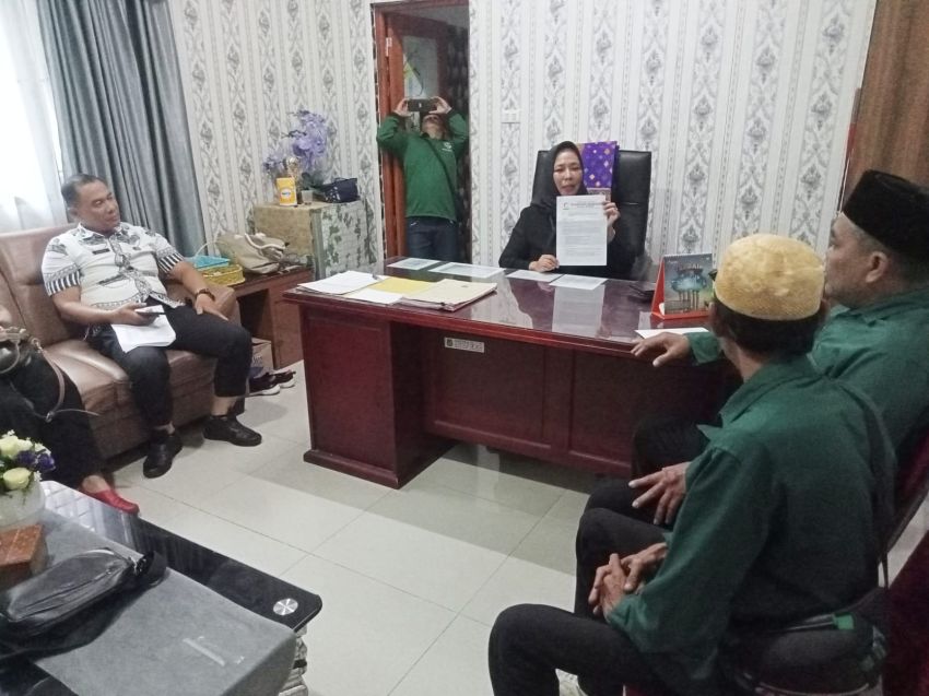 PC Al Washliyah Medan Kota Datangi Kantor Camat Medan Kota Tuntut Permintaan Maaf Terkait Insiden Acara MTQ Ke - 58