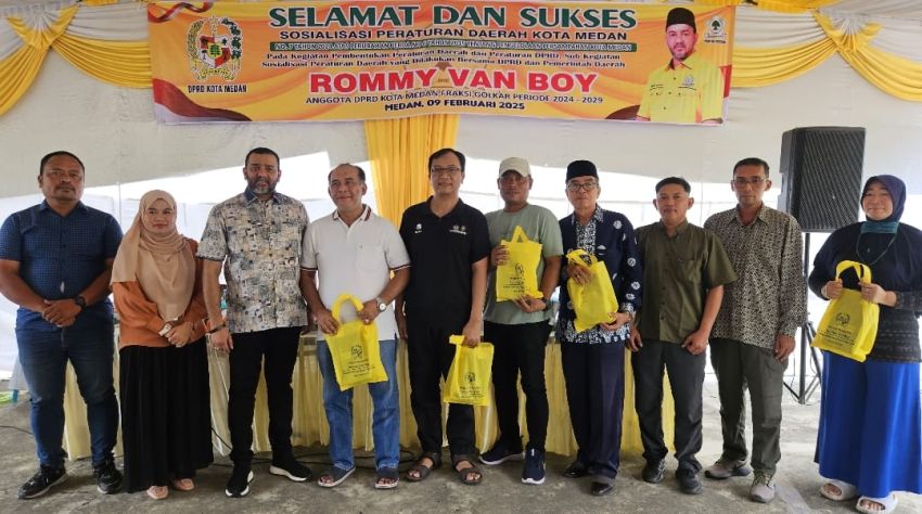 Rommy Van Boy Imbau Masyarakat Jaga Kebersihan Kota Medan
