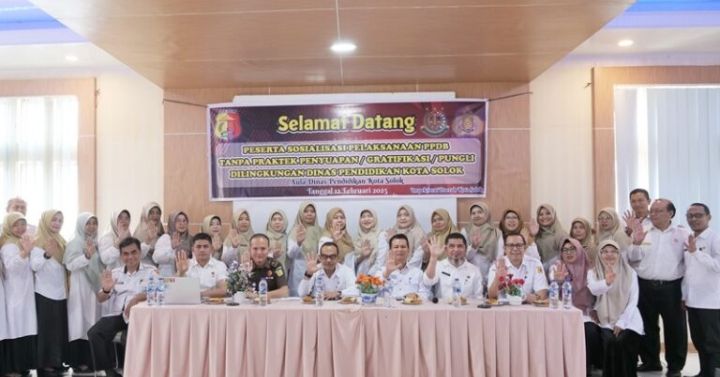 Pemko Solok Sosialisasikan SPMB, Terapkan Sistem Penerimaan yang Transparan dan Bebas Pungki.