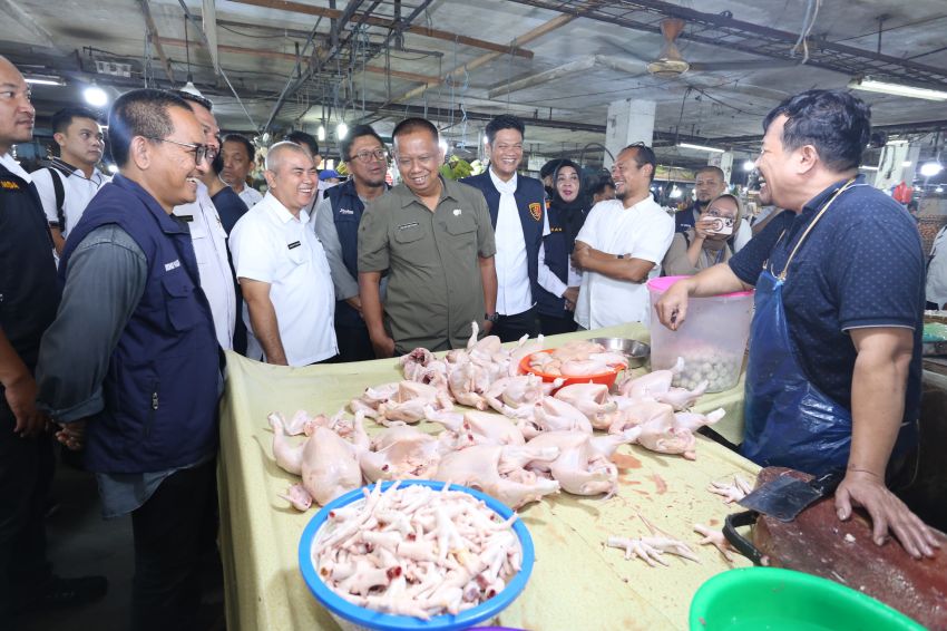 Pastikan Ketersediaan Bahan Pokok dan Harga Stabil, Polda Sumut Lakukan Sidak di Sejumlah Pasar