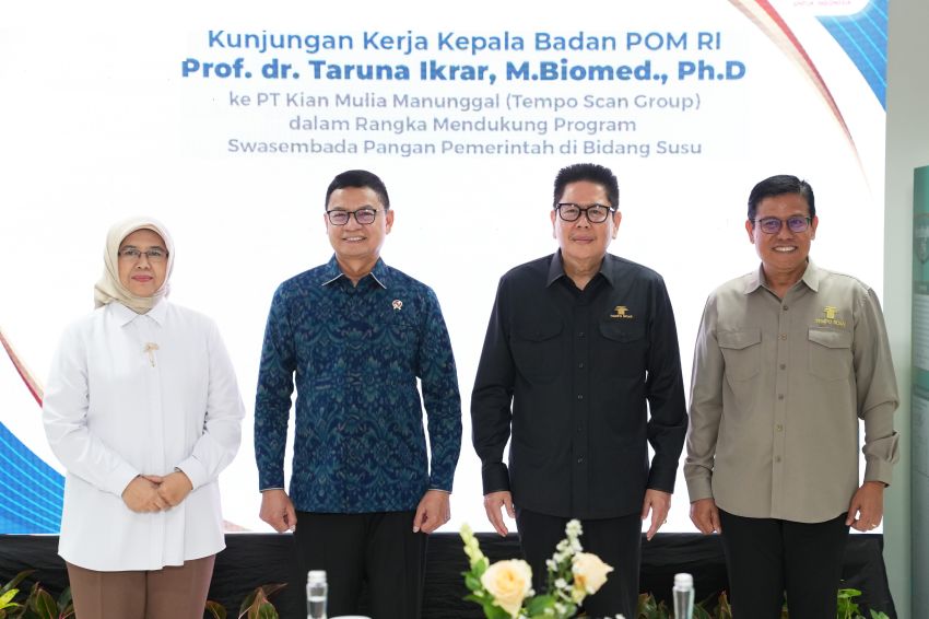 Dukungan Tempo Scan Group terhadap Program Pemerintah untuk Swasembada Pangan  khususnya Susu dalam pemenuhan Nutrisi & Gizi anak Indonesia