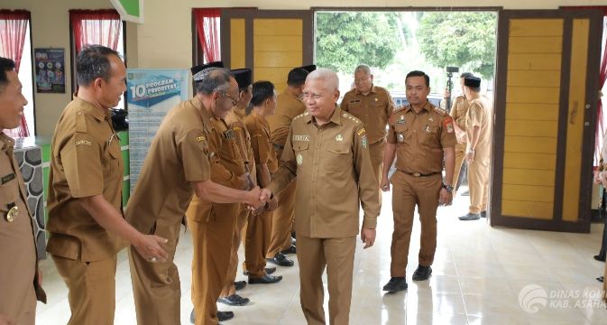 Hari Kedua Temu Pamit Bupati Asahan di Kecamatan