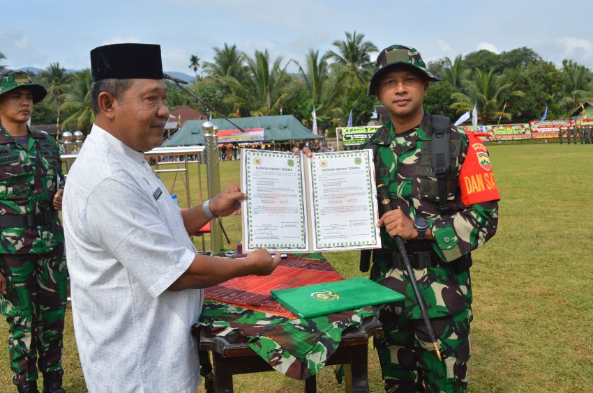 Gelar TMMD Ke-123 Tahun 2025 di Palas,Dandim 0212/Tapsel Letkol Arm Delli Yudha Adi Nurcahyo : Percepat Pembangunan dengan Gotong royong