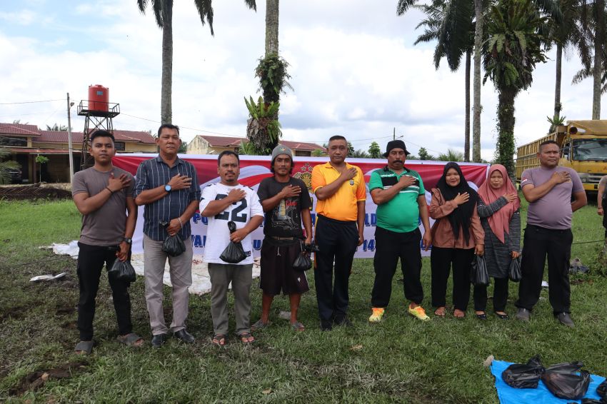 Sambut Bulan Suci Ramadhan 1446 H/2025 M, Polres Palas Sembelih Dua Ekor Sapi di Jumat Berkah