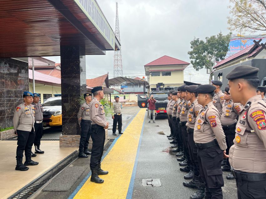 Polres Padangsidimpuan Kirim Pasukan ke Madina, Siap Amankan Penetapan Bupati Terpilih!