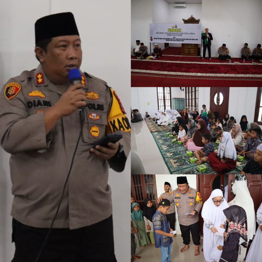 Polres Palas Gelar Isra Mi’raj Nabi Muhammad SAW di Masjid Al-Amanah, AKBP Diari Astetika : Jalankan Tugas dengan penuh Integritas dan Keikhlasan