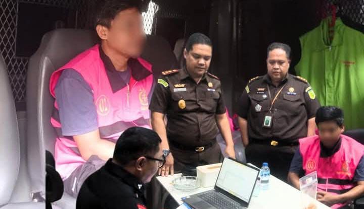 Kejati Sumut Amankan Tersangka DPO TIPIKOR Pembangunan Stadion Kabupaten Madina Tahun Anggaran 2017.