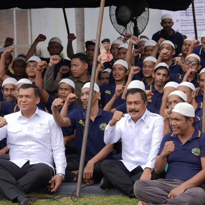 Menteri Imipas Makan Bersama Warga Binaan Rutan Cipinang,Agus Andrianto : Bukan hanya soal menjalani Hukuman..