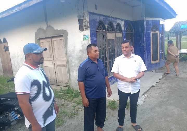 Dikabarkan Marak Praktek Judi , Polsek Pantai Cermin Datangi Lokasi Judi Mesin Tembak Ikan Yang Sudah Tutup