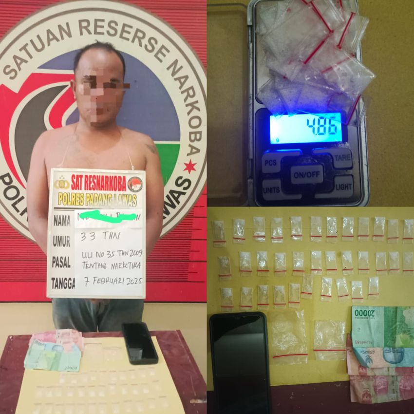 Bandar Sabu Di Sikat Satres Narkoba Polres Palas, Ini Keterangan AKBP Diari Astetika