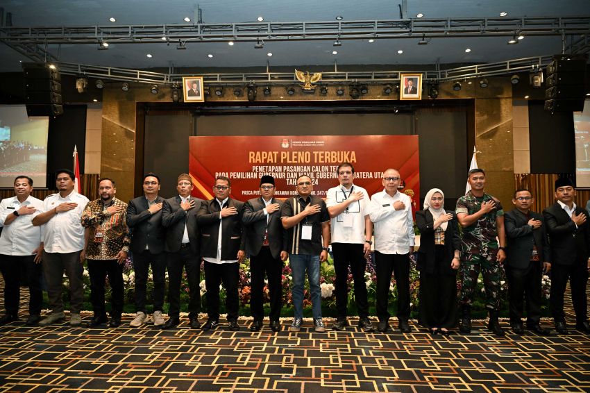 Apresiasi Penetapan Paslon Terpilih Pilkada 2024, Pemprov Sumut Berharap Pembangunan Daerah Semakin Cepat
