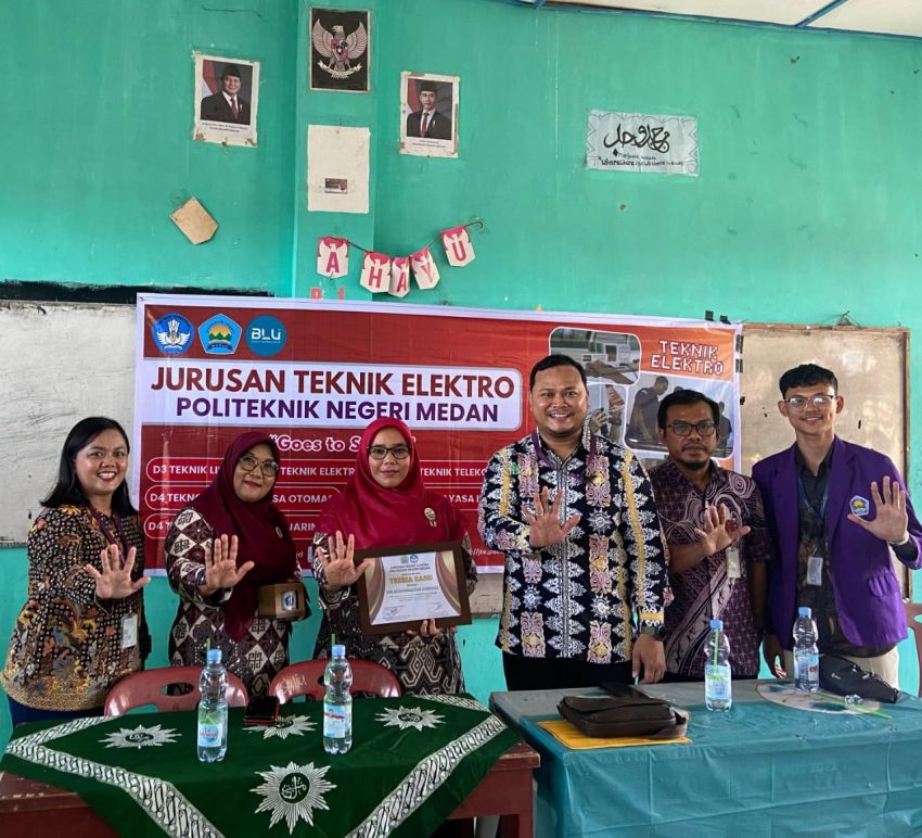 Melalui Kegiatan Goes to School, POLMED JTE Mengajak Siswa Sekolah Sibolga dan Tapteng Mengenal Jurusan Teknik Elektro