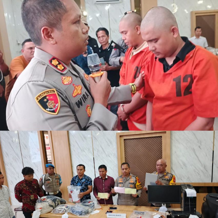 Skandal Penipuan Uang Kuliah di UMTS,Polres Padangsidimpuan berhasil Ungkap Milyaran Rupiah dan Ringkus Dua Mahasiswa, AKBP Wira Berikan Keterangan