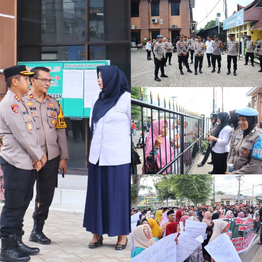 Unras Dua Kubu di Depan PN Padangsidimpuan, AKBP Dr Wira Prayatna : Komitmen kami untuk Menjaga Keamanan dan Ketertiban