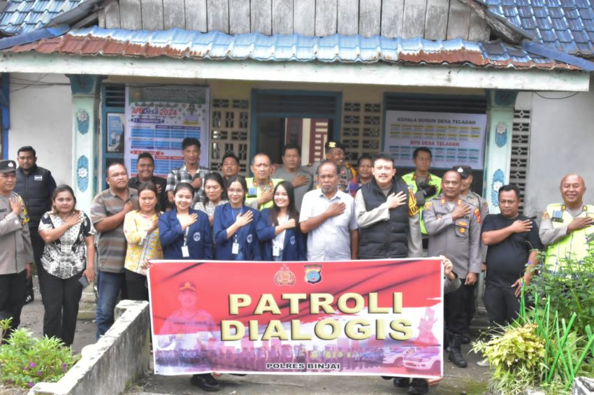 Cooling System : Kapolres Binjai Patroli Dialogis Sambangi Warga