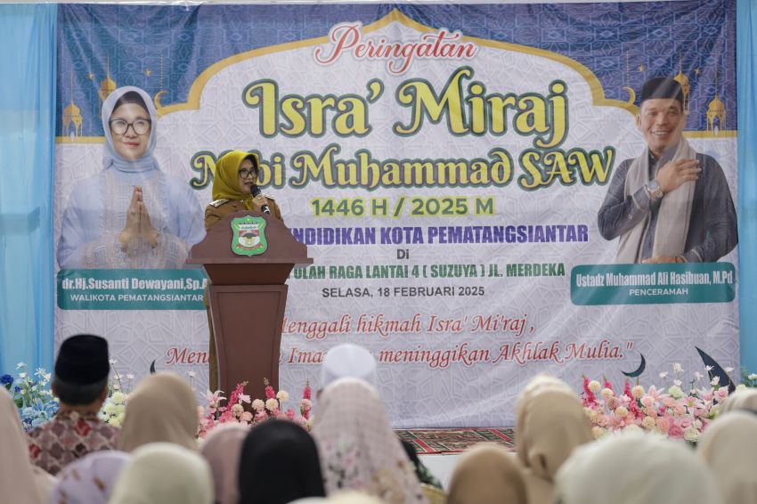Wali Kota menghadiri acara Isra' Mi'raj Nabi Muhammad SAW 1446 H/2025 M Dinas Pendidikan