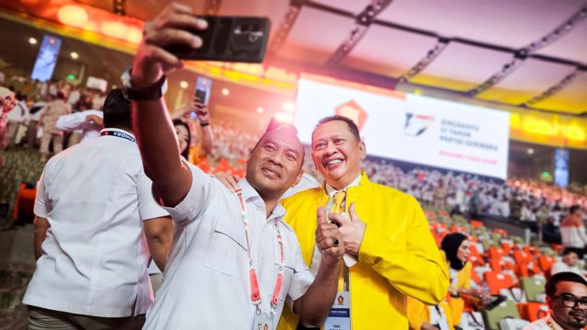 Hadiri Perayaan Puncak HUT ke-17 Partai Gerindra, Bamsoet Dukung Gagasan Presiden Prabowo Indonesia Harus Miliki Sistem Politik Khas Indonesia