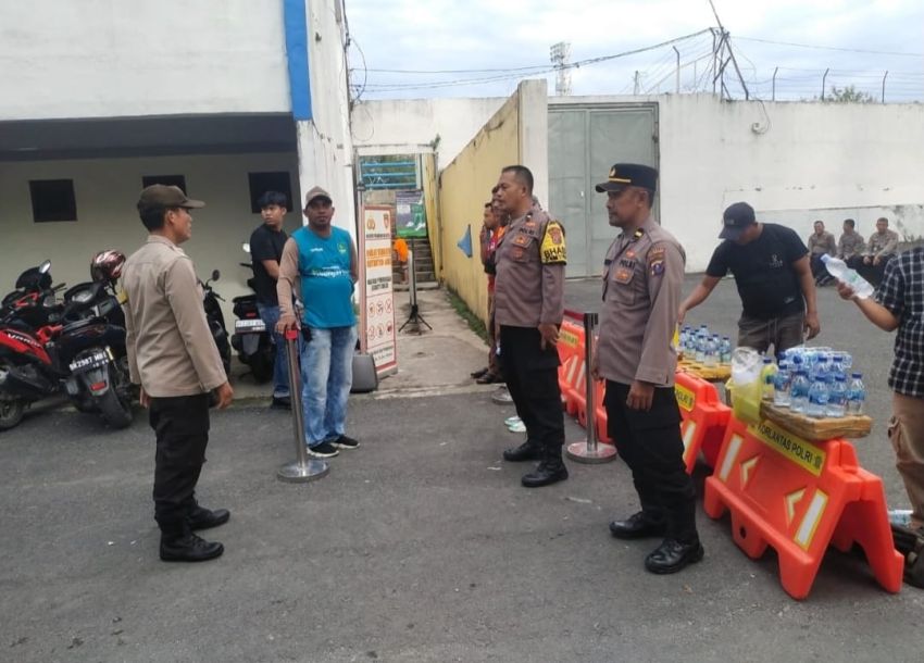 Polresta Deli Serdang Gelar Pengamanan Ketat di Pertandingan PSMS Medan vs Persikota Tangerang