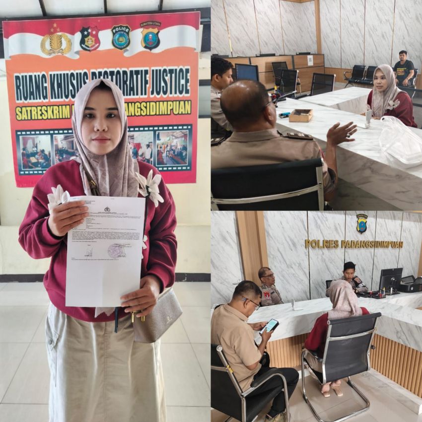 Pasca Mediasi, Wartawati Laporkan Sekretaris PN Padangsidimpuan ke Polisi