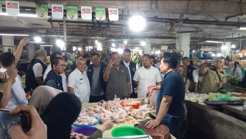 Satgas Pangan Polda Sumut Sidak Pasar Tradisional  Akan Cek Gudang Distributor Cegah Penimbunan