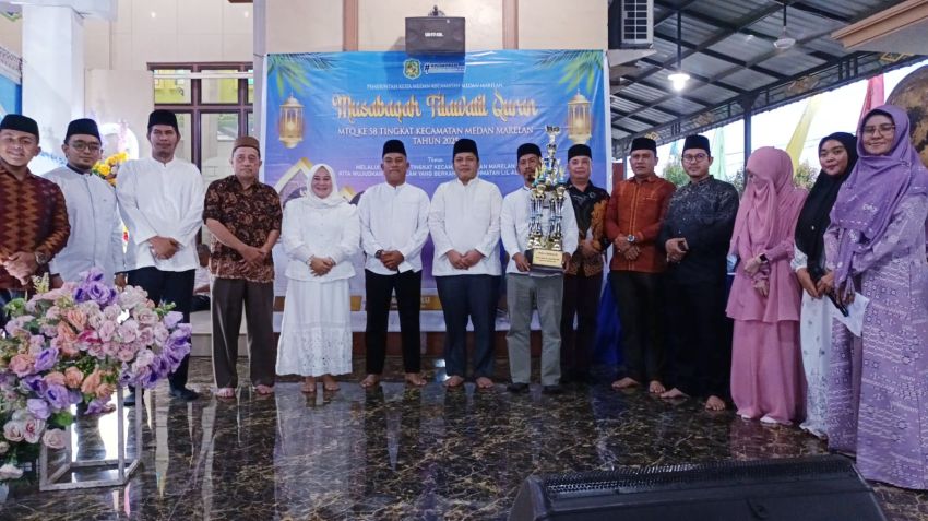 Kelurahan Tanah Enam Ratus Juara Umum 1 MTQ Tingkat Kecamatan Medan Marelan