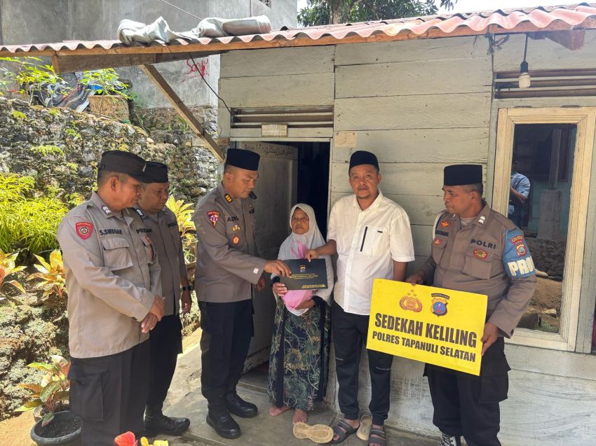 Polres Tapanuli Selatan Wujudkan Kepedulian dengan Program Sedekah Keliling