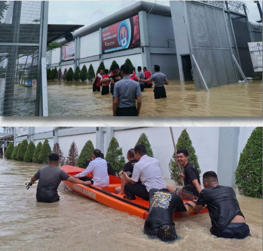 Tinjau Banjir Di Lapas Cikarang, Dirjenpas Pastikan Layanan Warga Binaan Tetap Berjalan