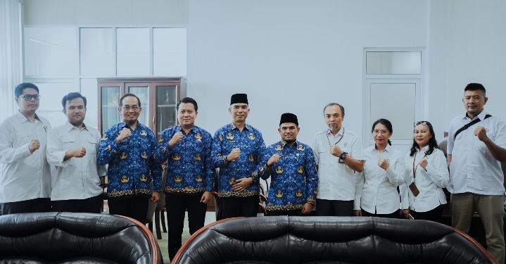 Wakil Bupati Solok H. Chandra Sambut Kedatangan BPK RI Perwakilan Sumbar
