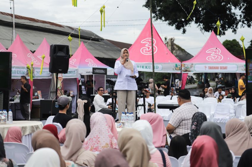 Pembukaan Ramadhan Fair Bazar dan Expo di Lapangan Parkir Soeaka Stasiun Kereta Api (KA) Pematangsiantar
