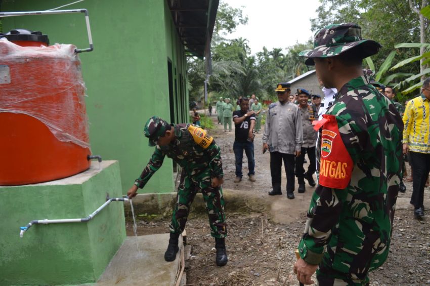 TMMD ke-123 Kodim 0212/Tapsel Berakhir Sukses: Pembangunan Jalan, Bedah Rumah, hingga Program Air Bersih