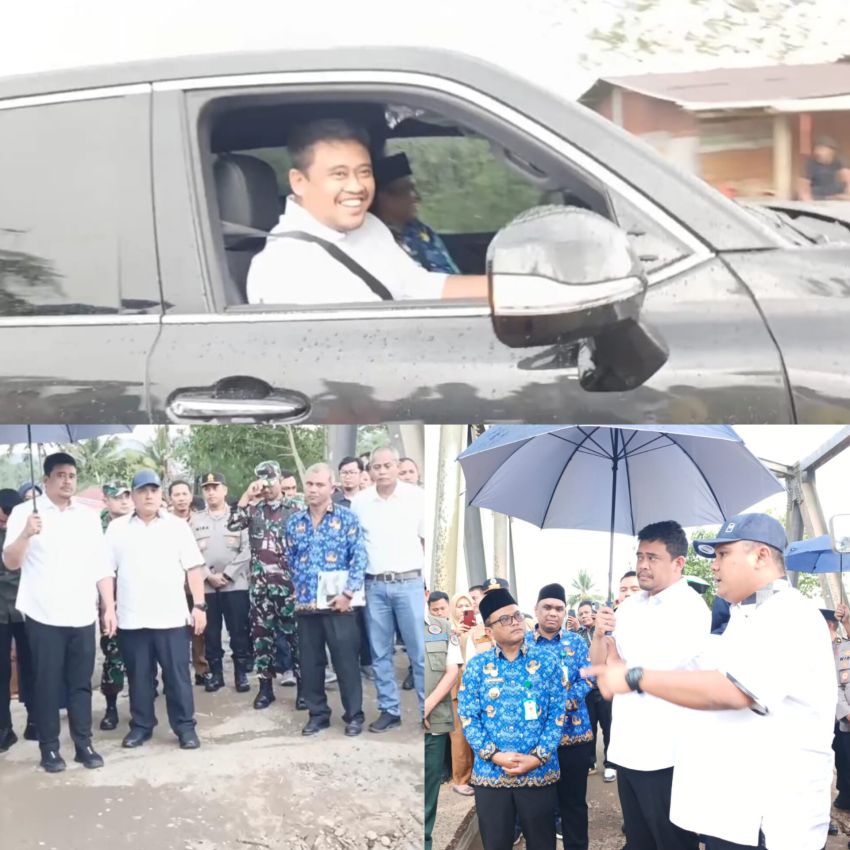 Bobby Nasution Cek Jembatan Pijorkoling dengan Nyetir Mobil Dinas: Respon Cepat Gubsu untuk Mengatasi Bencana Banjir di Padangsidimpuan