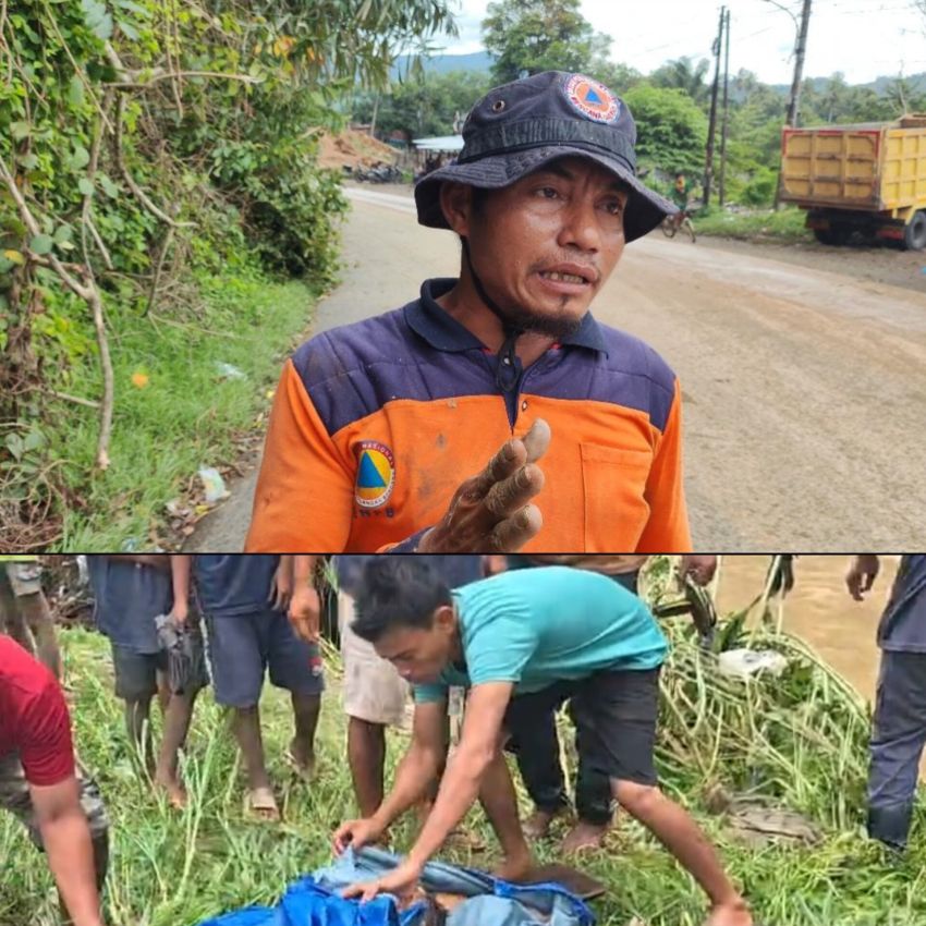 Demi Selamatkan Anak dan Istri dari Banjir, Seorang Ayah di Tapsel Terseret Banjir: Ditemukan Dalam Kondisi Tidak Bernyawa di Batunadua Padangsidimpua