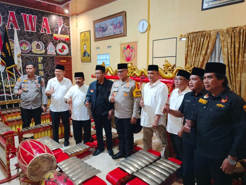 Kapolrestabes Medan Resmikan Media Center PB Pendawa Indonesia