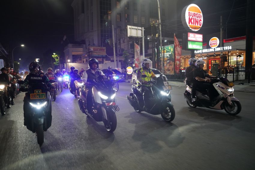 Polda Sumut dan Forkopimda Gelar Patroli Bersama Pastikan Malam Takbiran Kondusif