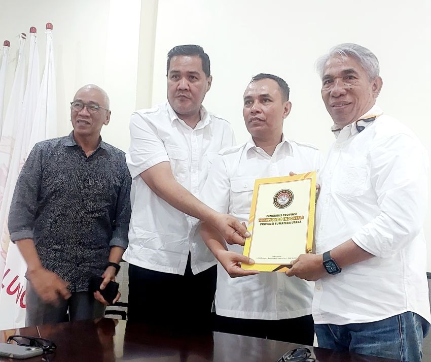 Ketua Taekwondo Indonesia Sumut H Hamdani Syaputra Audensi ke KONI Sumut, Ini Kata Hamdani
