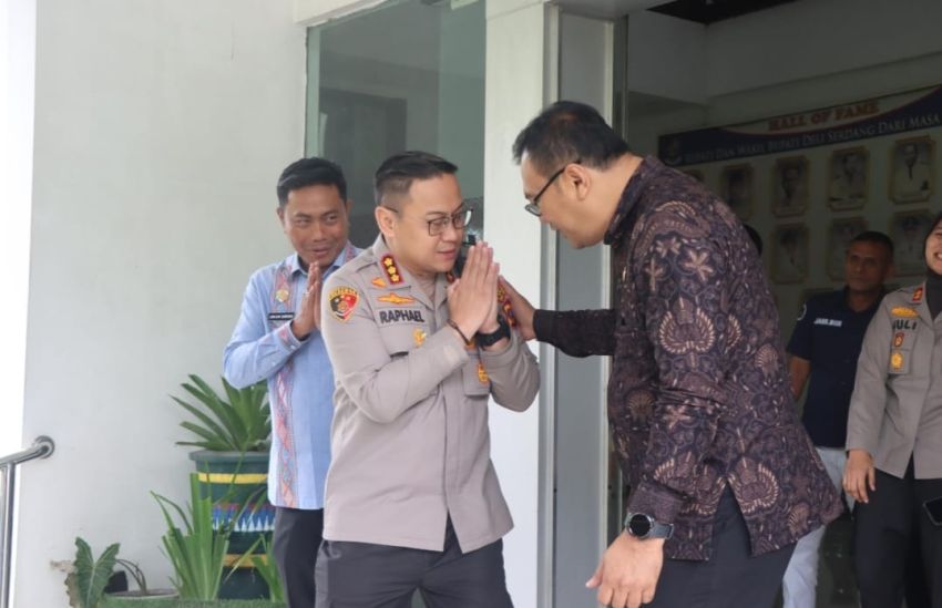 Tingkatkan Sinergitas, Kapolresta Deli Serdang Kunjungan Ke Kantor Bupati Deli Serdang
